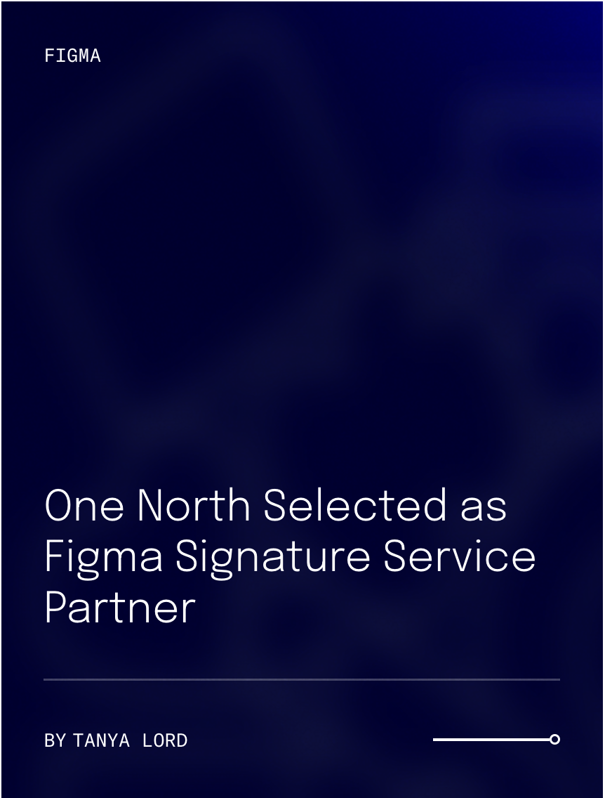One North Selected as Figma Signature Service Partner